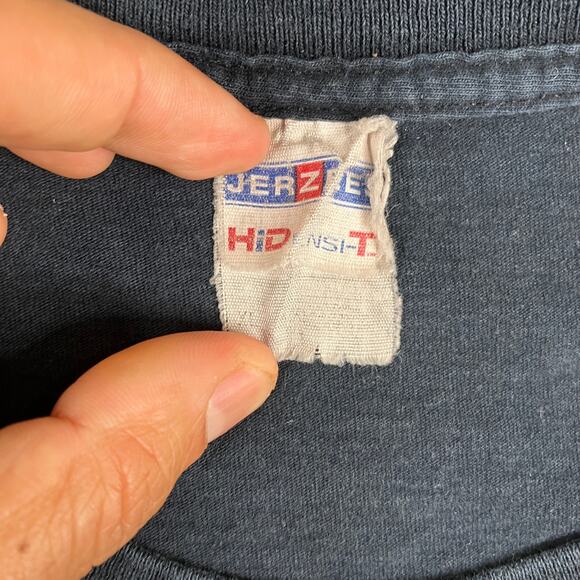 Jerzees T-Shirt Mens XL Black Halloween Skeleton Tux Costume Graphic Spooky Tee - Picture 3 of 10